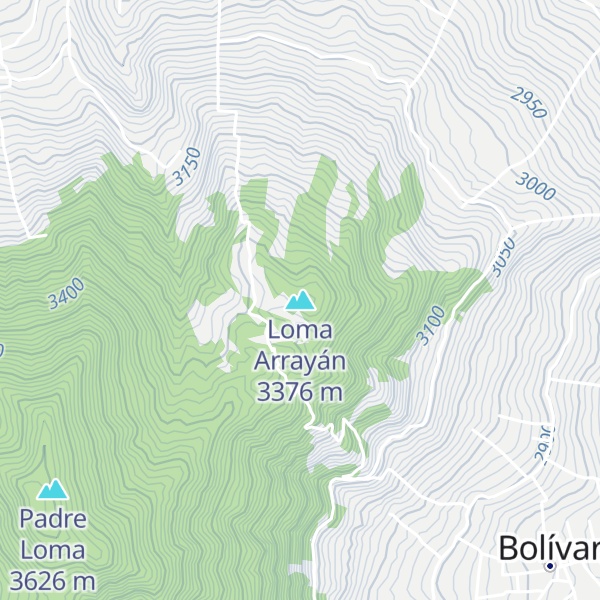 Map of Loma Arrayán
