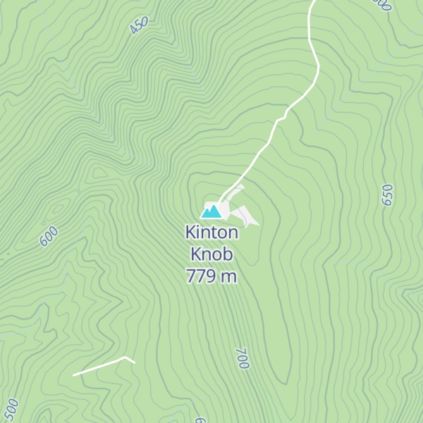 Map of Kinton Knob