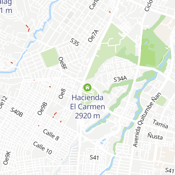 Map of Hacienda El Carmen