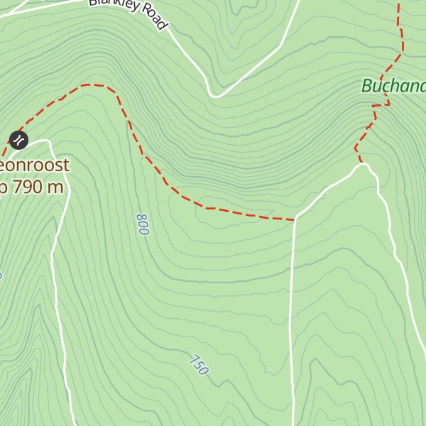 Map of Martin Hill