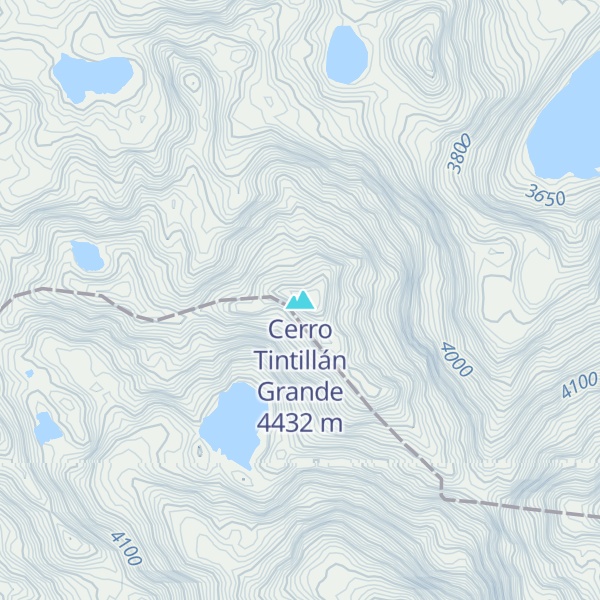 Map of Cerro Tintillán Grande