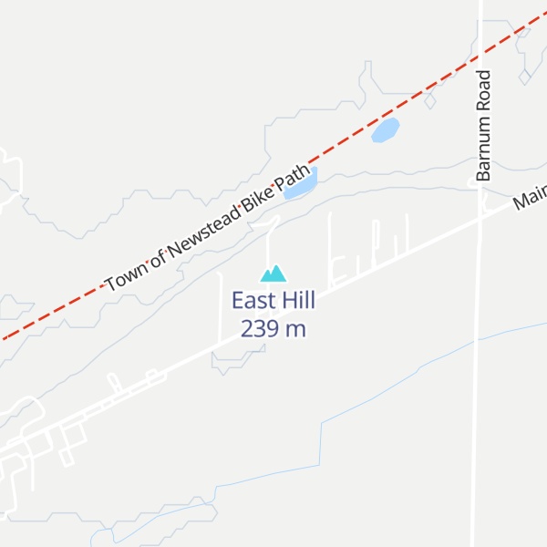 Map of East Hill