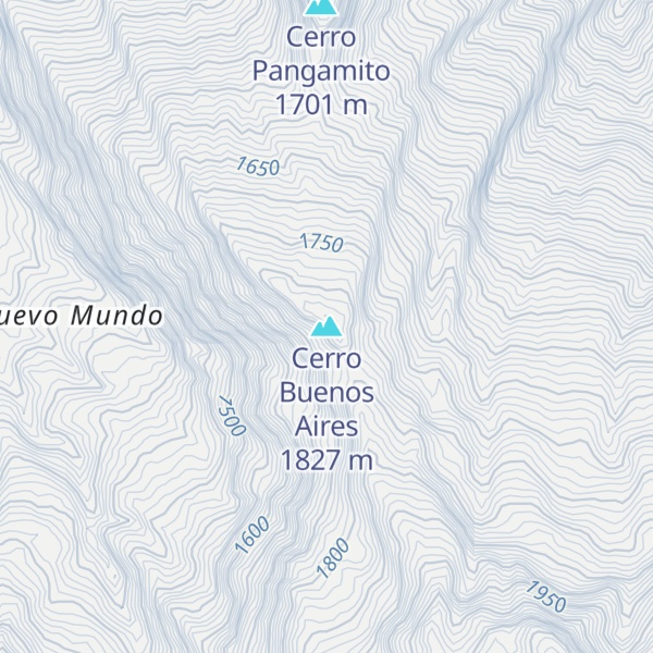 Map of Cerro Buenos Aires
