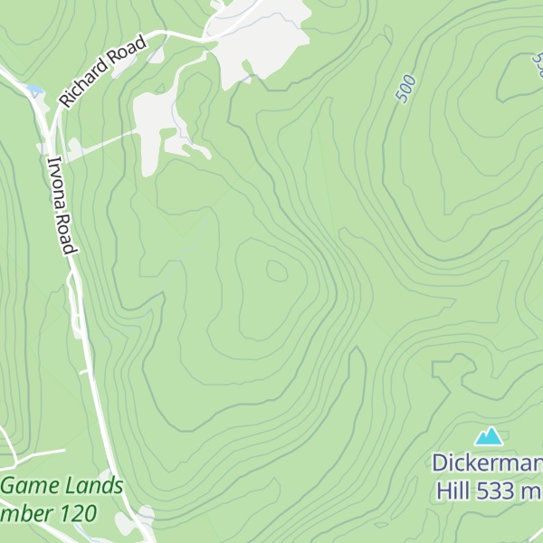Map of Singleton Hill
