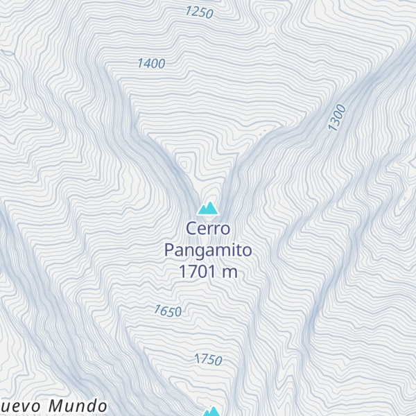 Map of Cerro Pangamito
