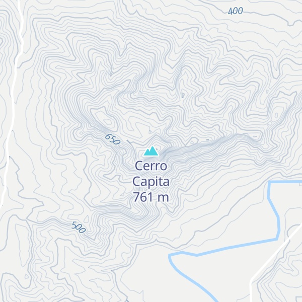 Map of Cerro Capita