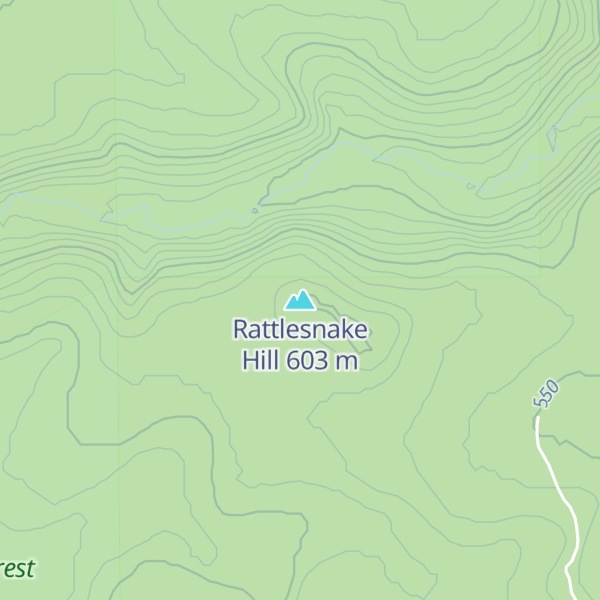 Map of Rattlesnake Hill