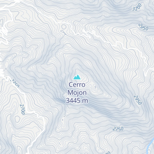 Map of Cerro Mojon