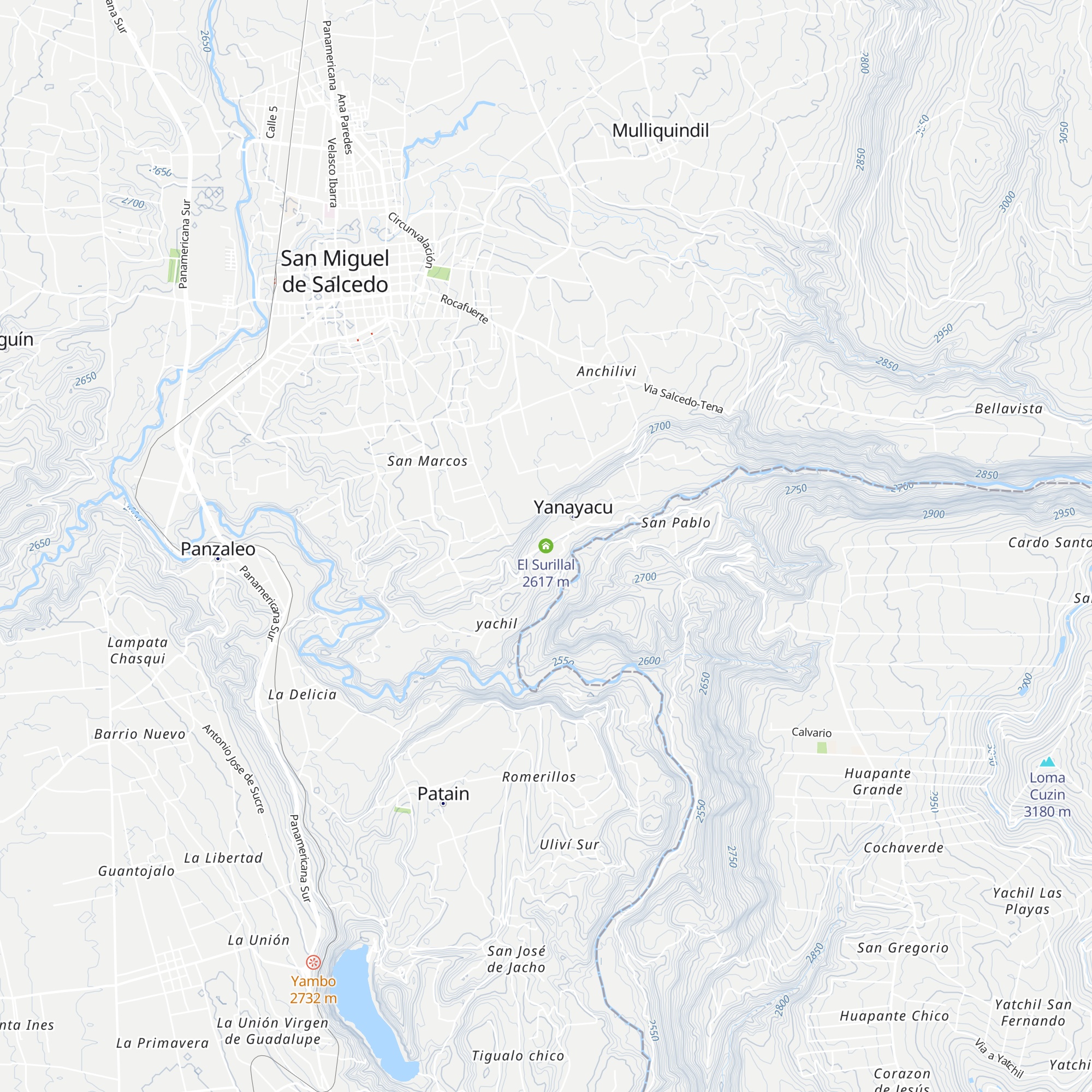 El Surillal map