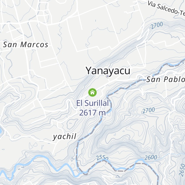 Map of El Surillal