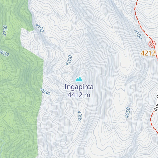 Map of Ingapirca