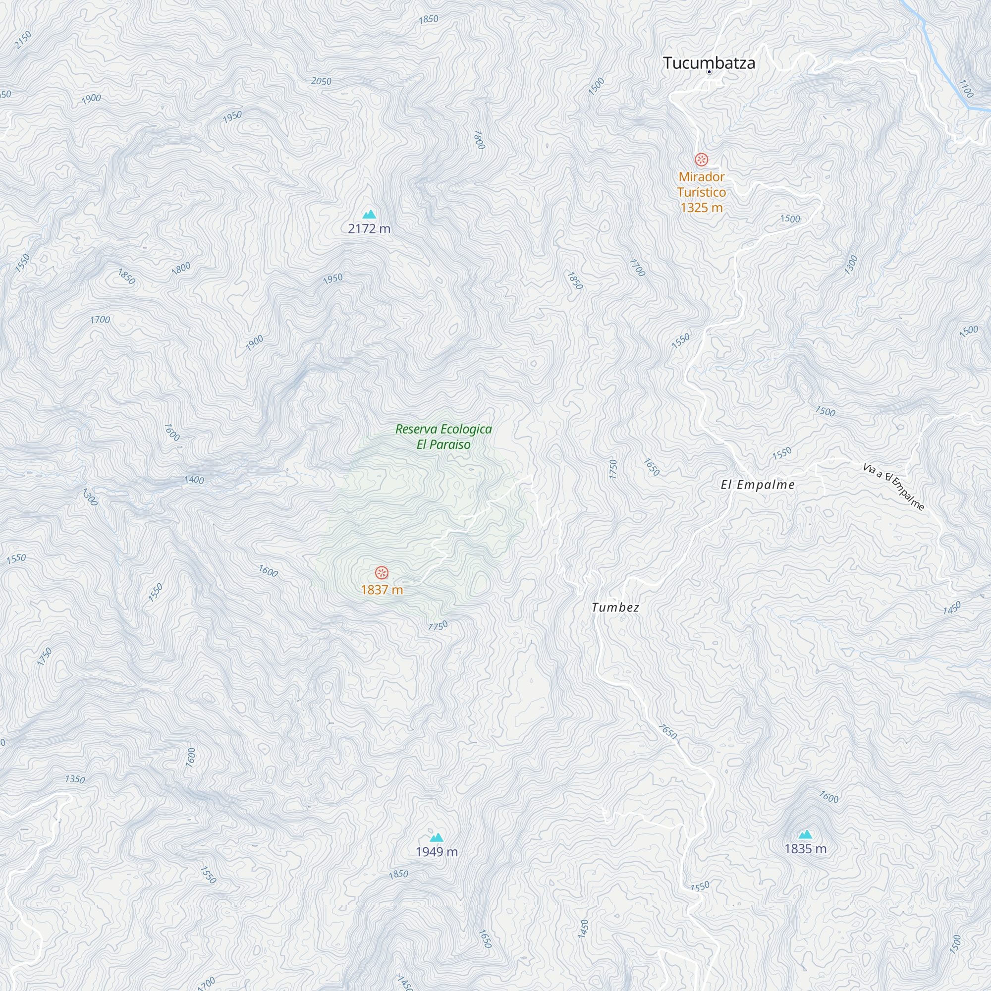 Bosque Medicinal map