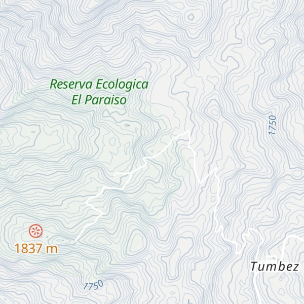 Map of Bosque Medicinal