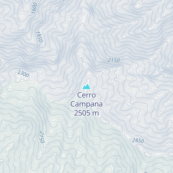 Map of Cerro Campana