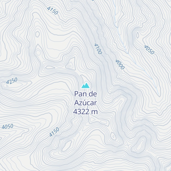 Map of Pan de Azúcar