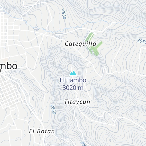 Map of El Tambo