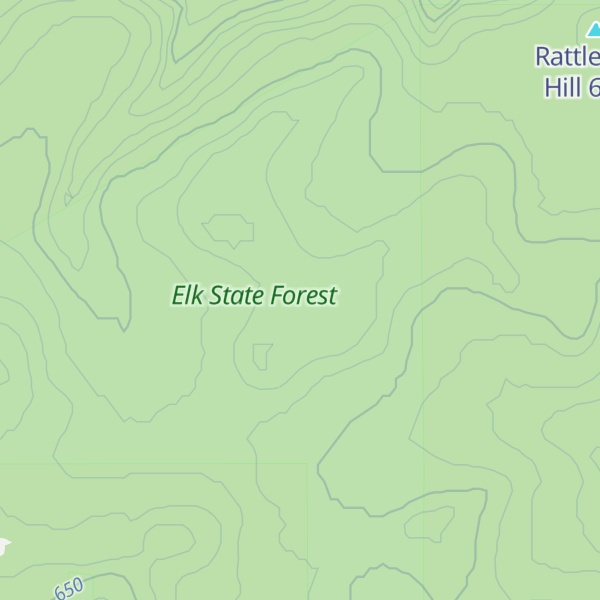 Map of Jack Pine Ridge