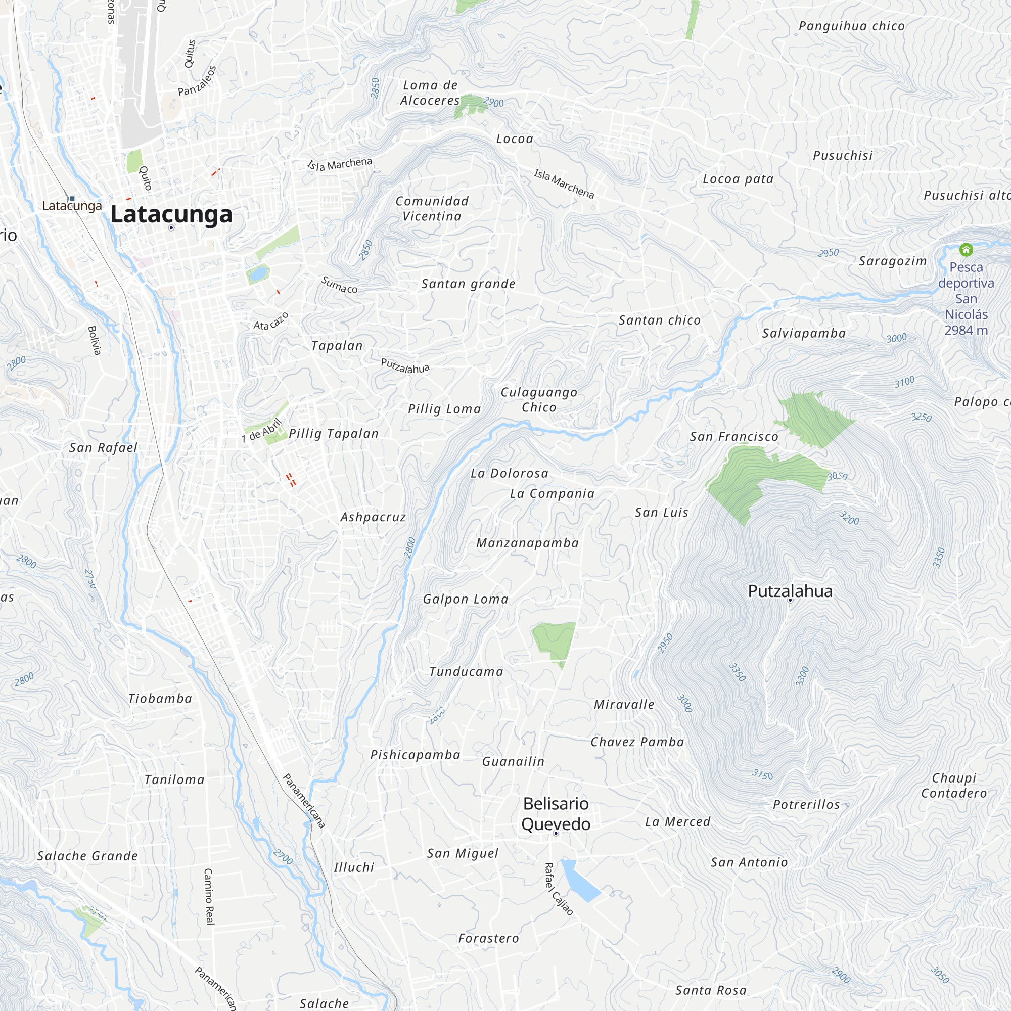 Gobernador map
