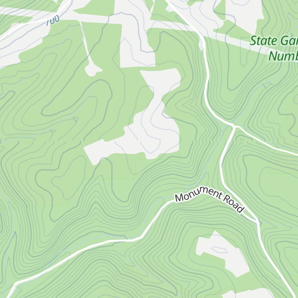 Map of Miller Mountain
