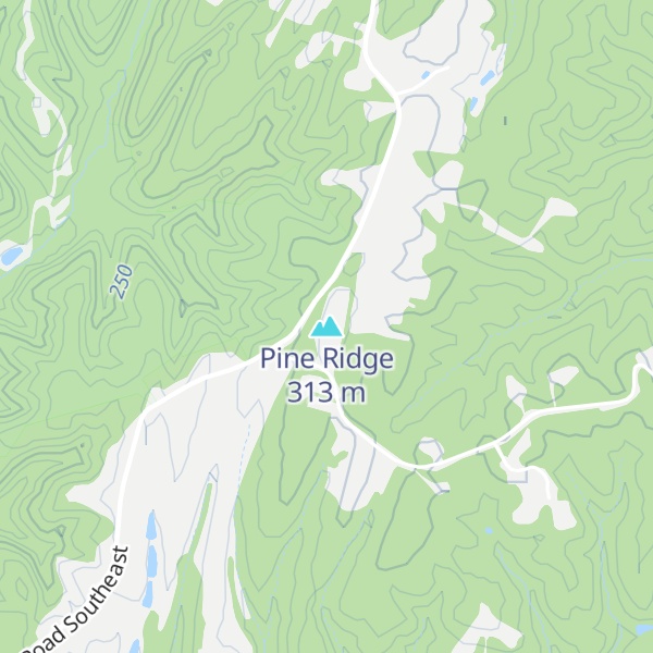 Map of Pine Ridge