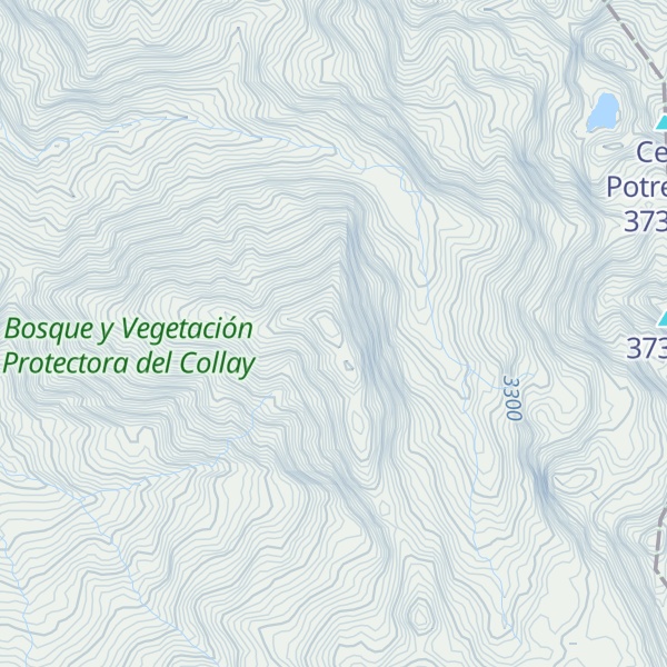 Map of Cerro El Pulpito