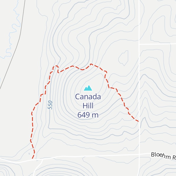 Map of Canada Hill