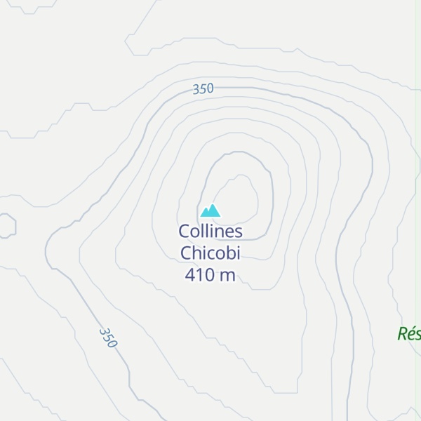 Map of Collines Chicobi