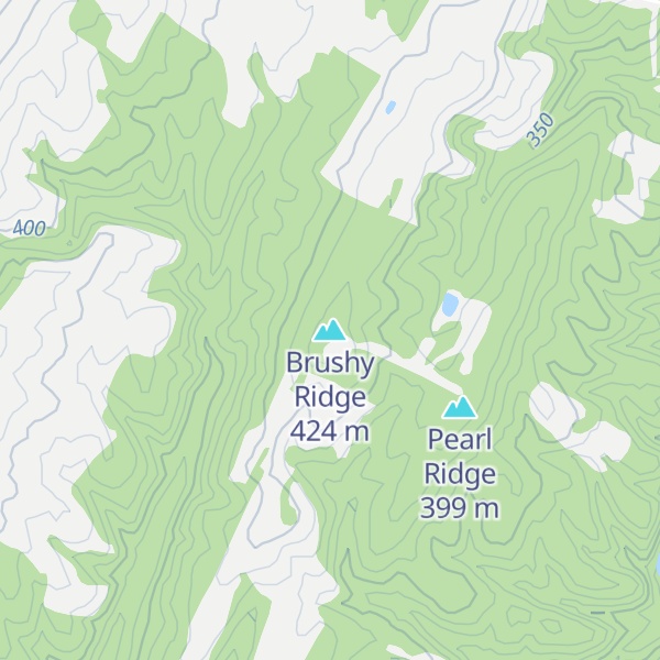 Map of Brushy Ridge