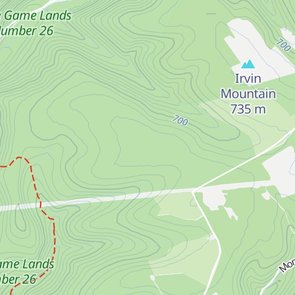 Map of Stein Mountain