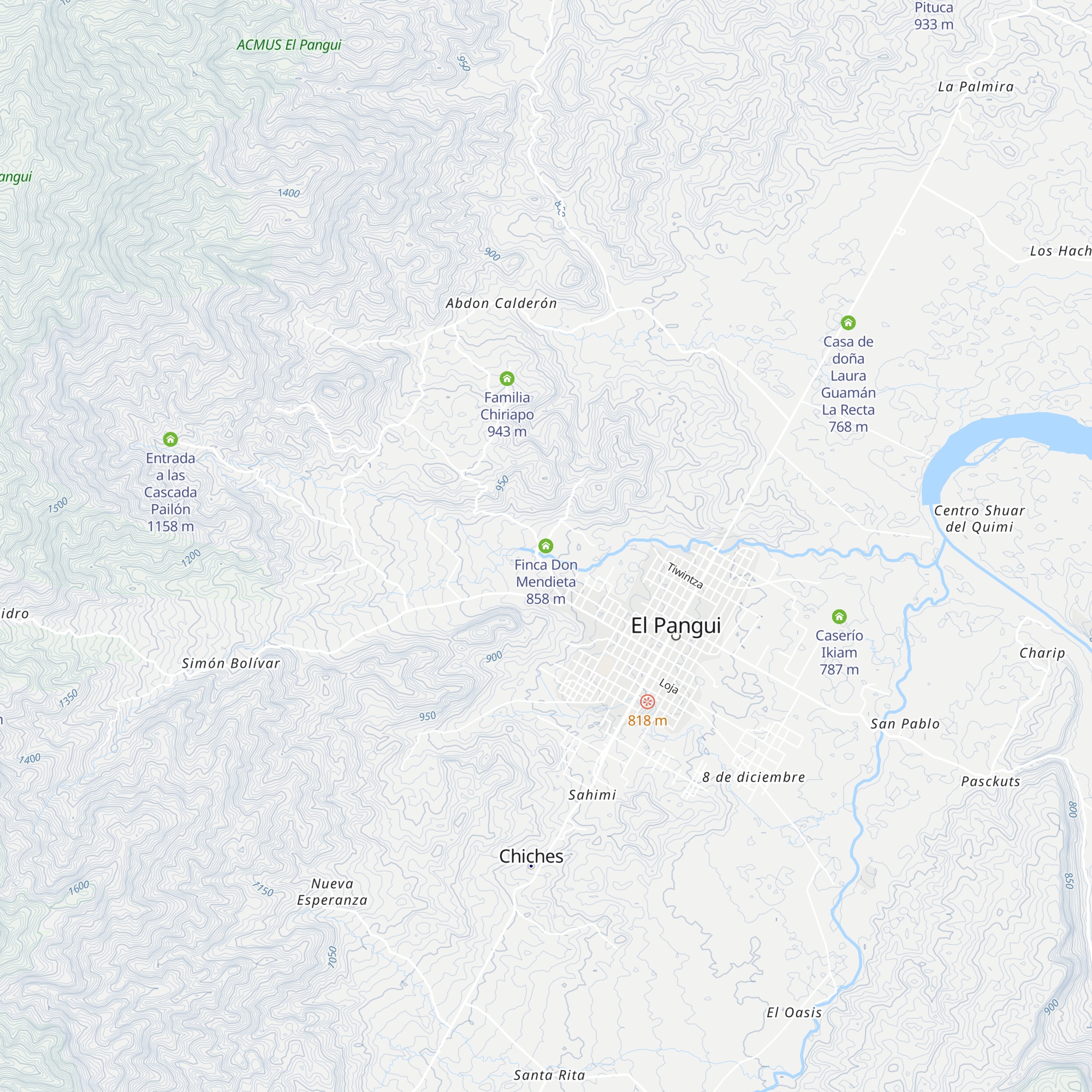 Finca Don Mendieta map
