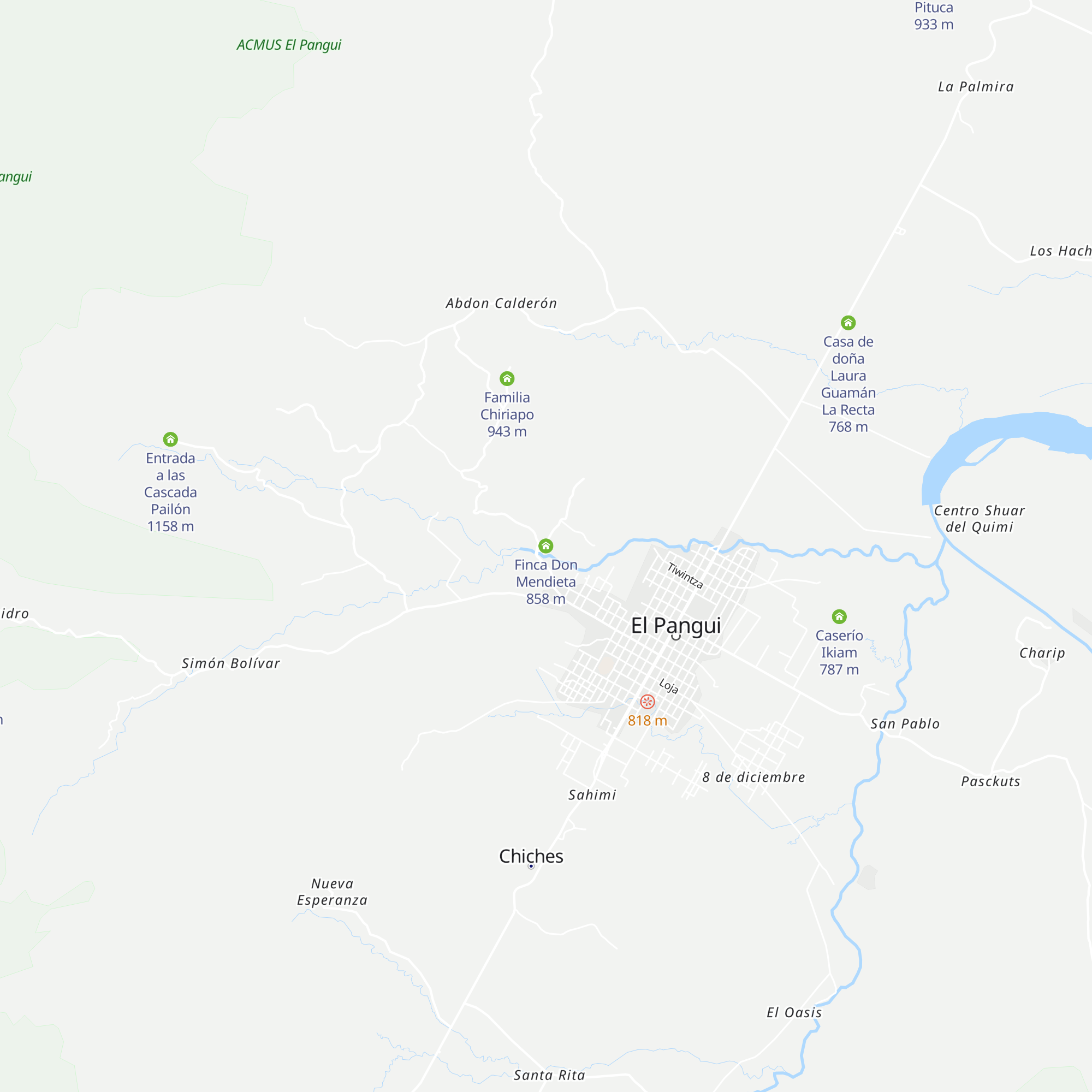 Finca Don Mendieta map