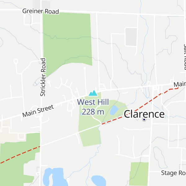 Map of West Hill