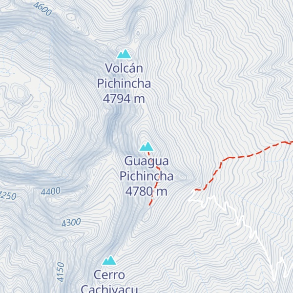 Map of Guagua Pichincha