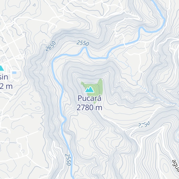 Map of Pucará