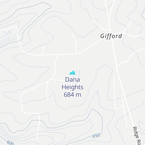 Map of Dana Heights