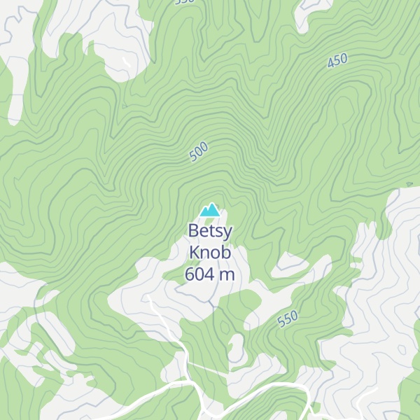 Map of Betsy Knob