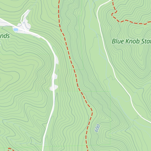 Map of Forks Ridge