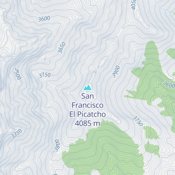 Map of San Francisco El Picatcho