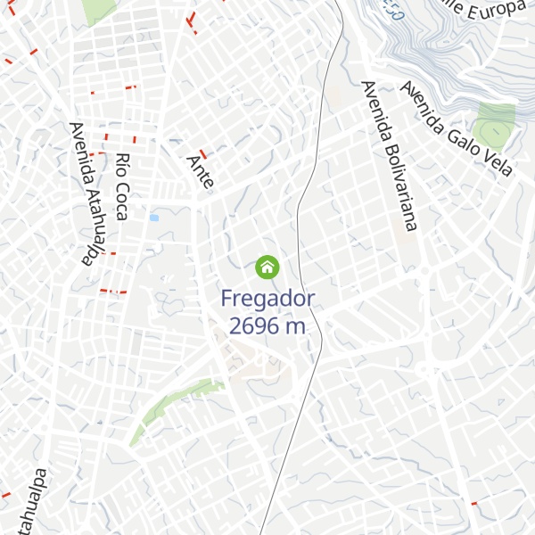 Map of Fregador