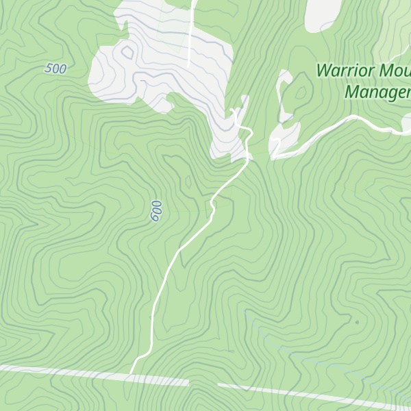 Map of Warrior Mountain