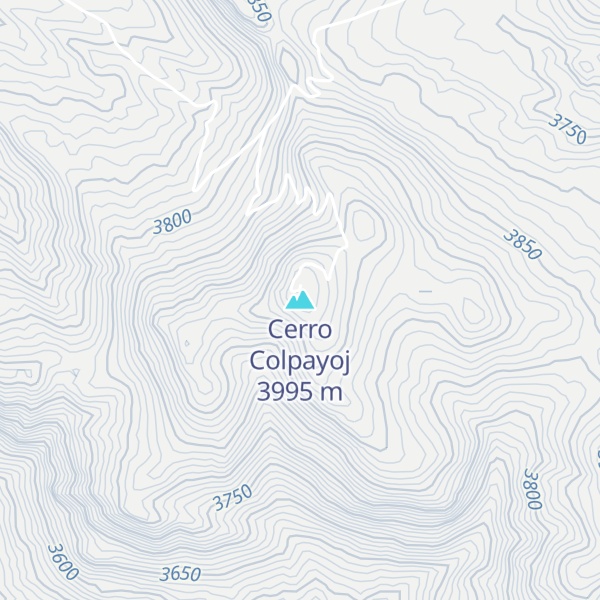Map of Cerro Colpayoj