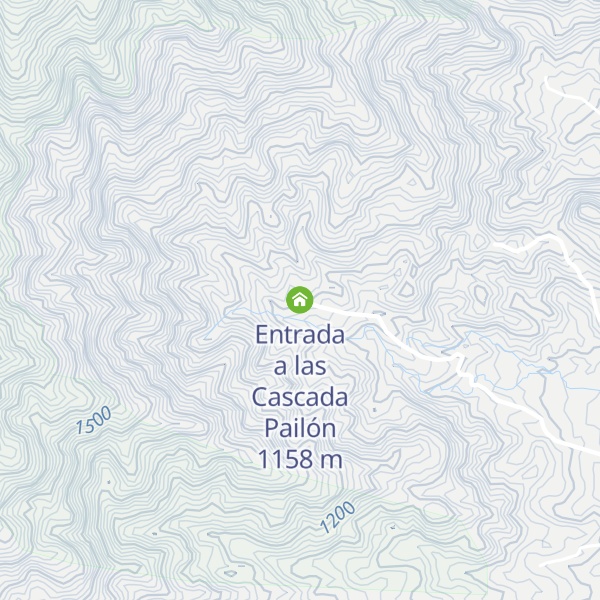 Map of Entrada a las Cascada Pailón