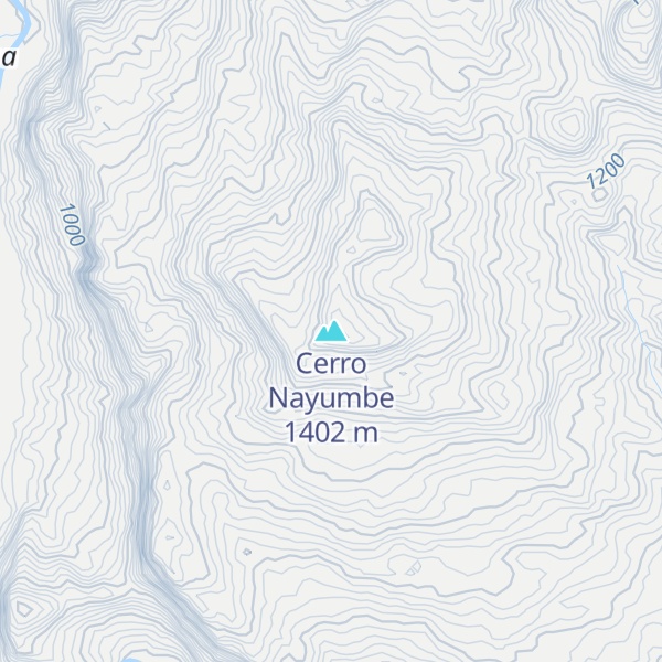 Map of Cerro Nayumbe