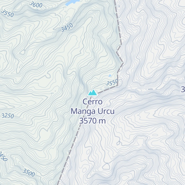 Map of Cerro Manga Urcu