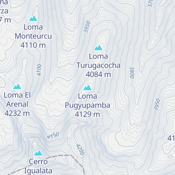 Map of Loma Pugyupamba