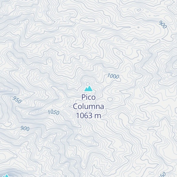 Map of Pico Columna