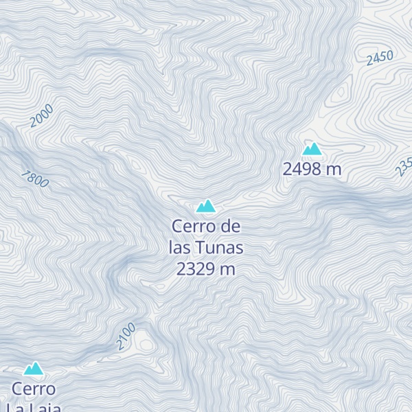 Map of Cerro de las Tunas