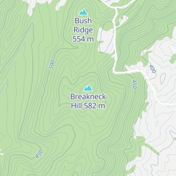 Map of Breakneck Hill