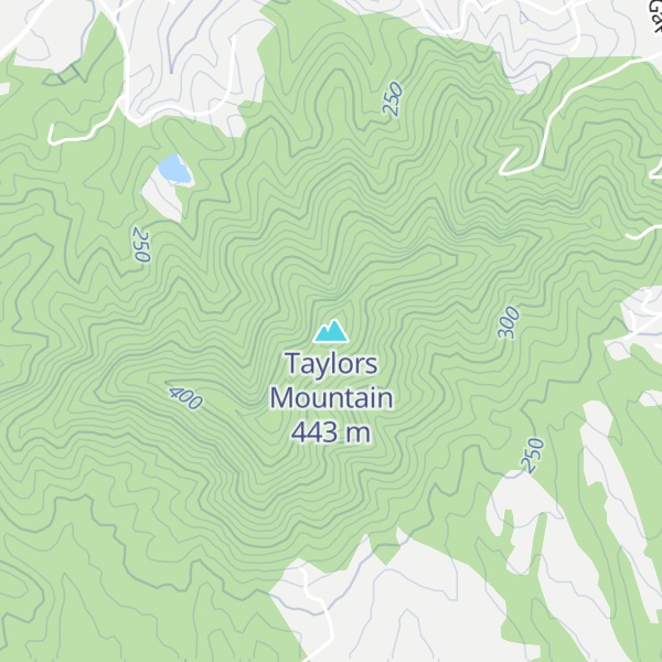 Map of Taylors Mountain