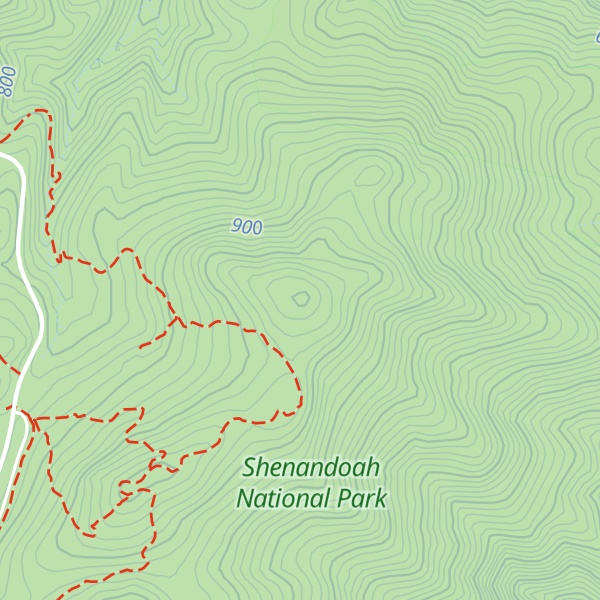 Map of Loft Mountain
